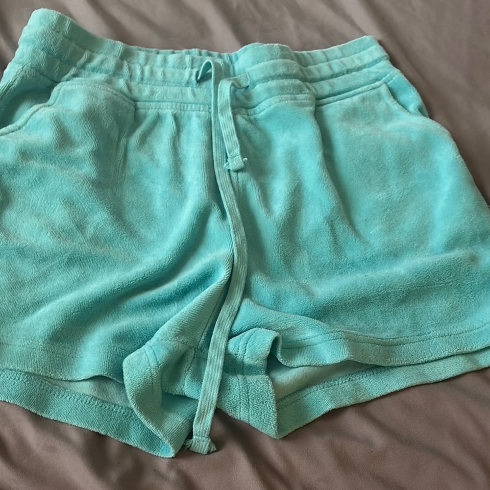 Fashion Nova Blue Athletic Shorts Elastic Waist